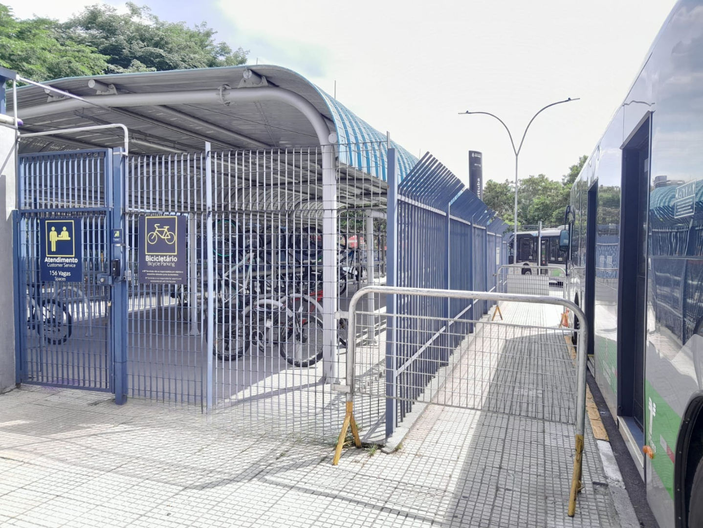 Foto do bicicletário Terminal Pirituba